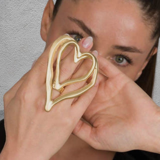 Where The Heart Is Statement Ring - La Luz Boutique