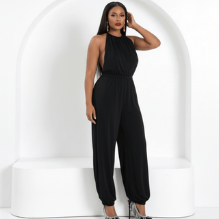 Zoey Side Split Jumpsuit - La Luz Boutique